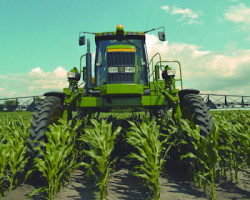 Deere sprayer, corn
