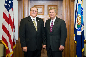 Bart Schott, National Corn Growers Association, Tom Vilsack, USDA