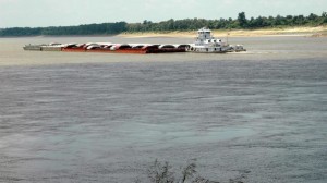 Barge On Mississippi