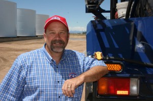 Jim Fargo, Centennial Ag Supply, manages the Kersey operation, providing full-service to growers of irrigated corn, vegetables and dryland wheat.