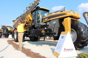 The AGCO TerraGator TG9300B on display at MAGIE 2013.