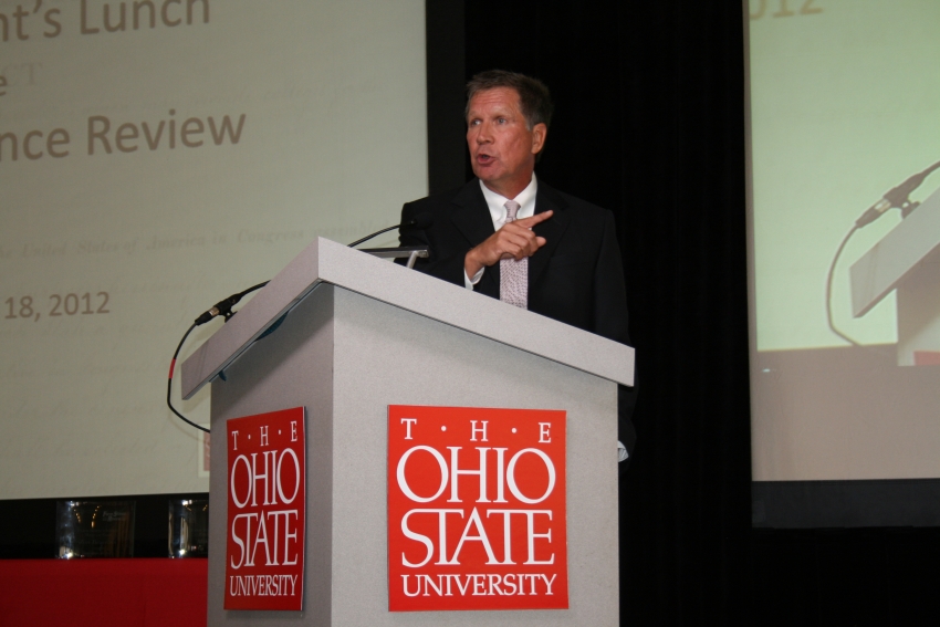 Ohio Governor John Kasich at the 2012 Ohio State Farm Science Review in London, OH. 