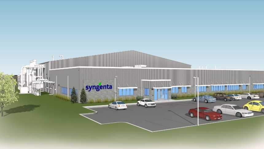 Rendering of Syngenta Seedcare Institute expansion