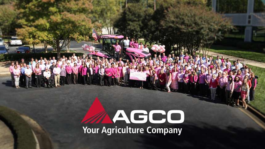 Pink Tractor AGCO