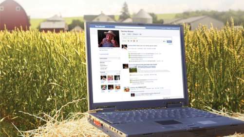 Farmer on social media