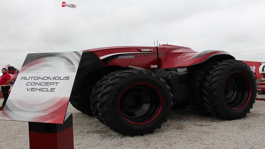 Case IH unveiled an autonomous tractor concept at the 2016 Farm Progress Show in Boone, IA.