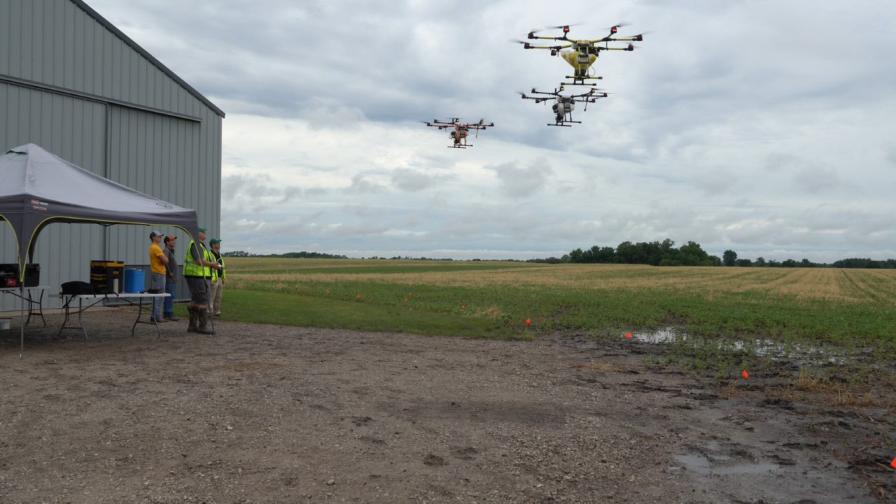 Rantizo flying multiple drones during FAA testing