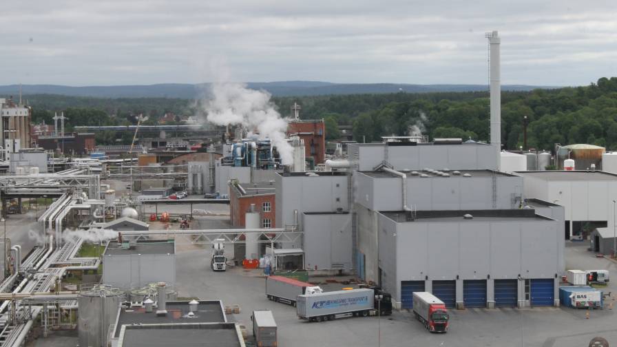 An overhead view of Borregaard’s Sarpsborg facility.
